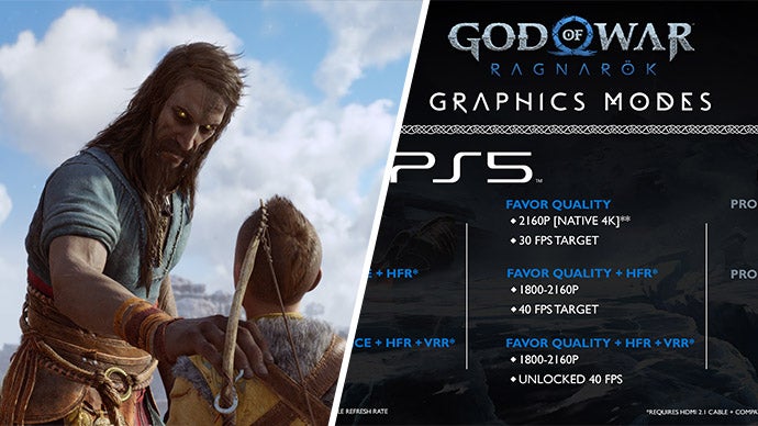 Does God of War: Ragnarök have too many graphics modes?